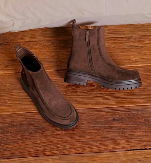 Bottines Chelsea en suédine